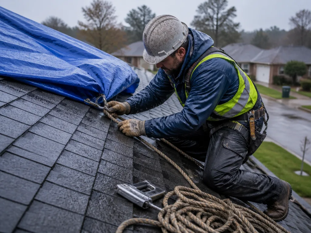 Emergency Roof Tarping